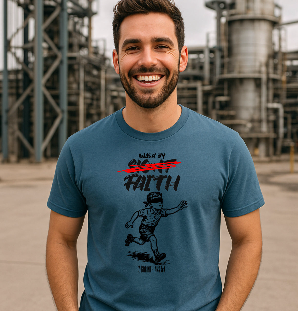 Walk by Faith Christian T-Shirt | Bella Canvas Unisex Tee